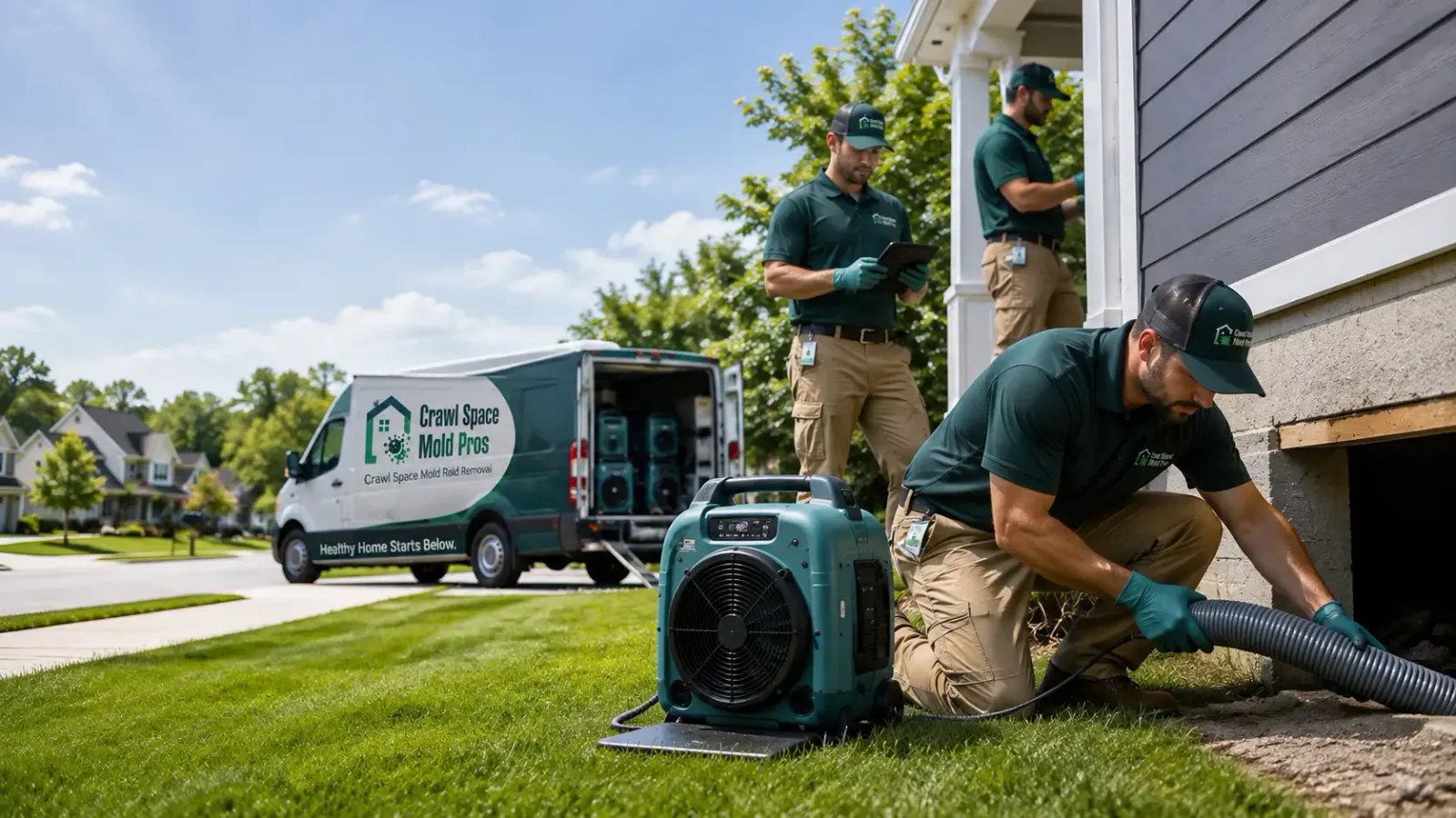 Crawl Space Mold Removal in Sentinel Butte, ND
